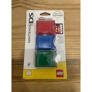 LEGO Nintendo DS Brick Game Cases Stack Build Store 3 Game Cartridge Holder New